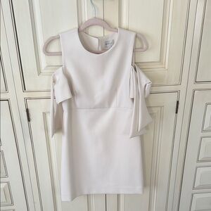 Elegant Off-Shoulder Cream Dress